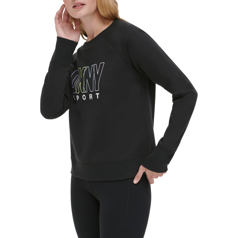 Black Crewneck Logo Sweatshirt