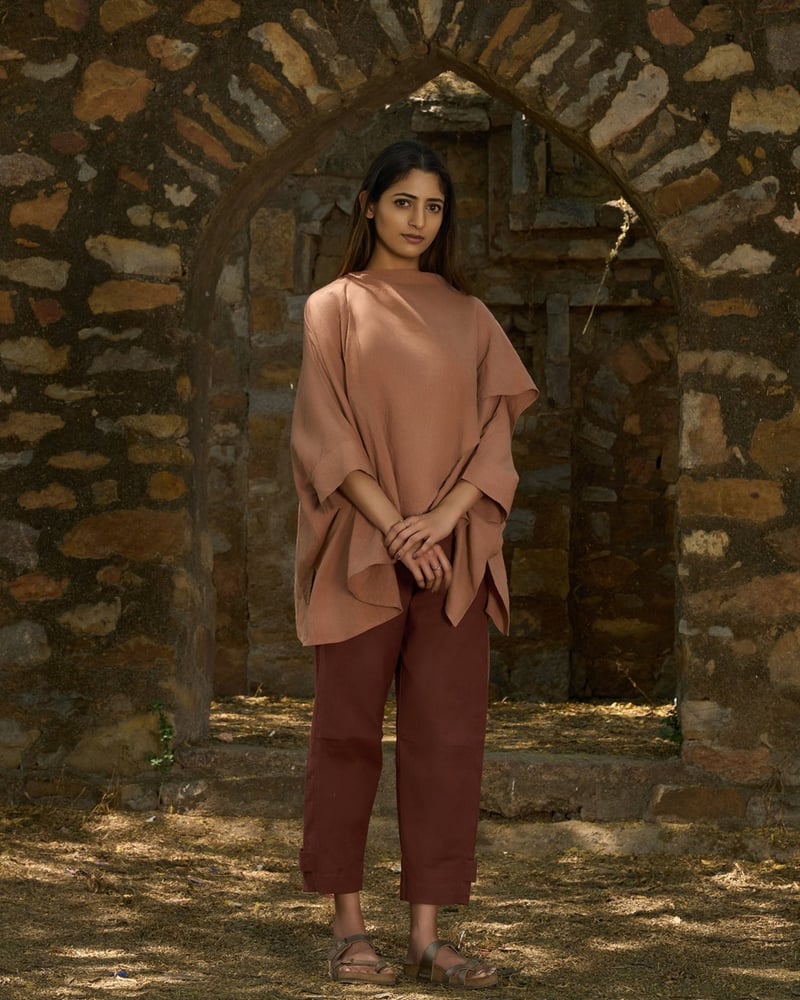 Mocha Cape Top