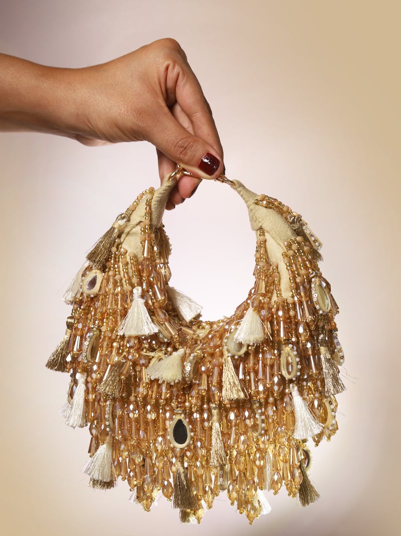 Sienna Boat Bag -Gold
