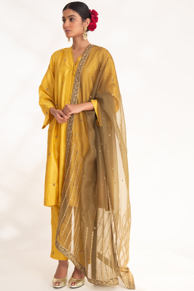 Ojal Pink Kurta Set