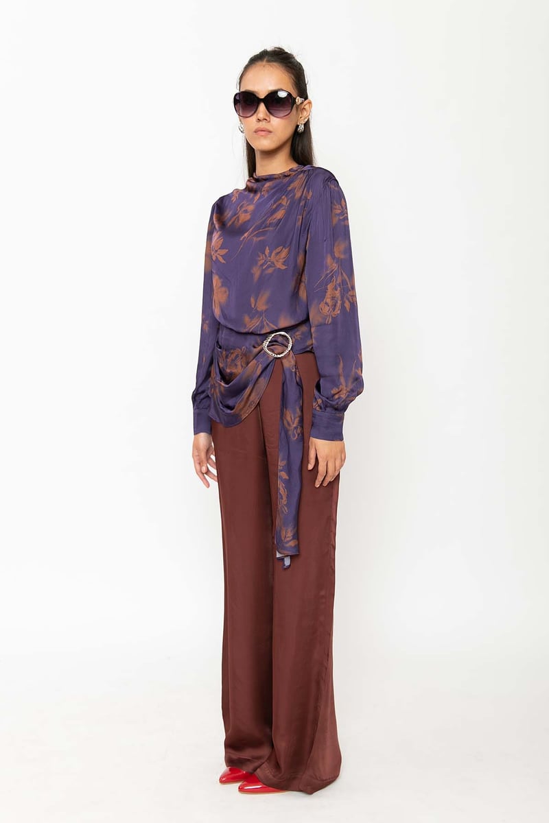 Creme Brulee Top Purple