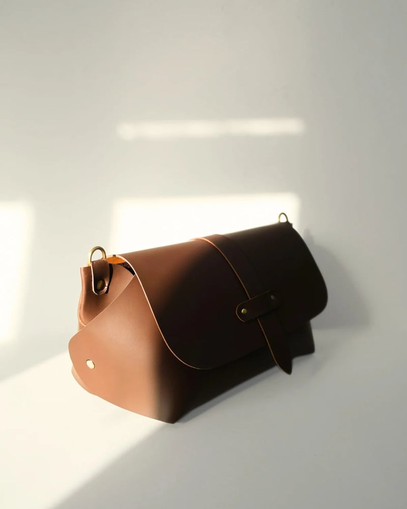 Multi Strap Sling Bag - Brown (Without Strap)