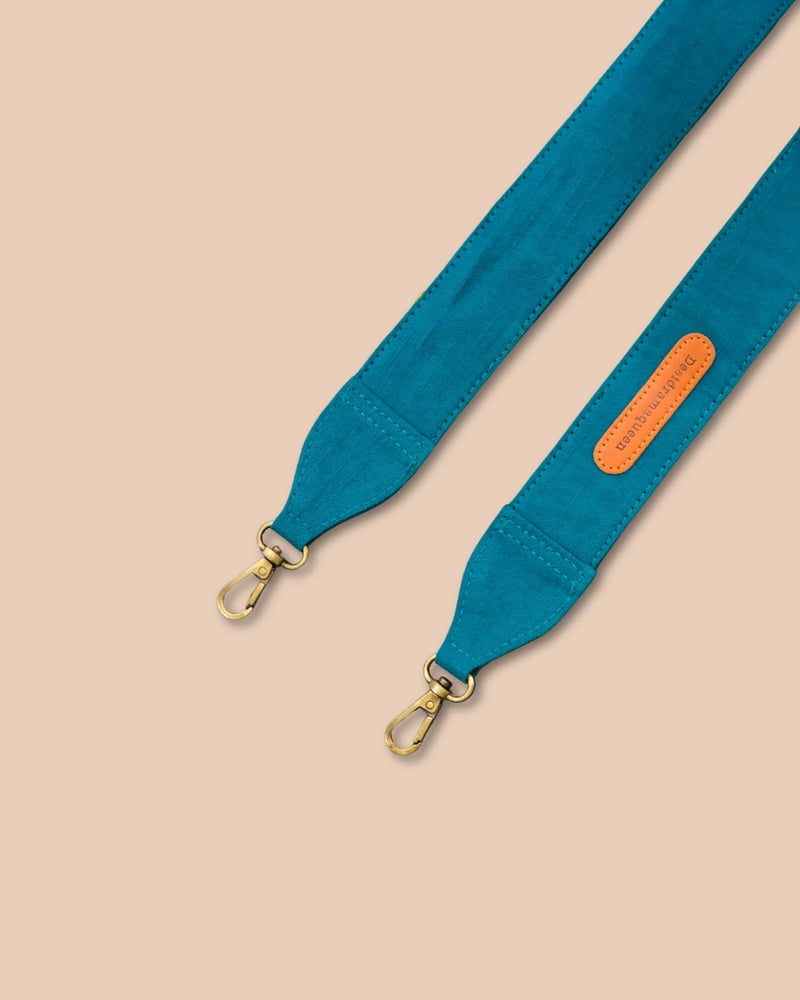 GeoPop Teal Embroidered Handle - (Only Strap)