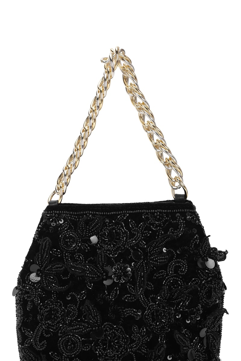 Seher Black Potli Bag