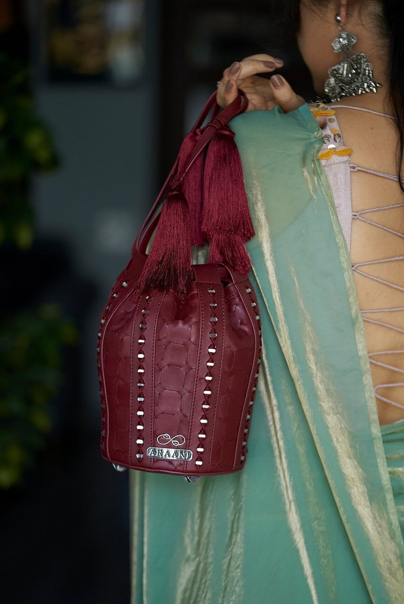 Sheesham Leather Bag