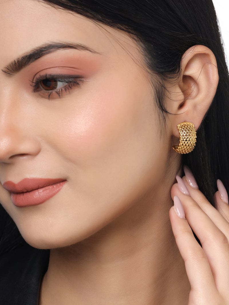 Mesh Hoops — Jewellery by Mitali Jain