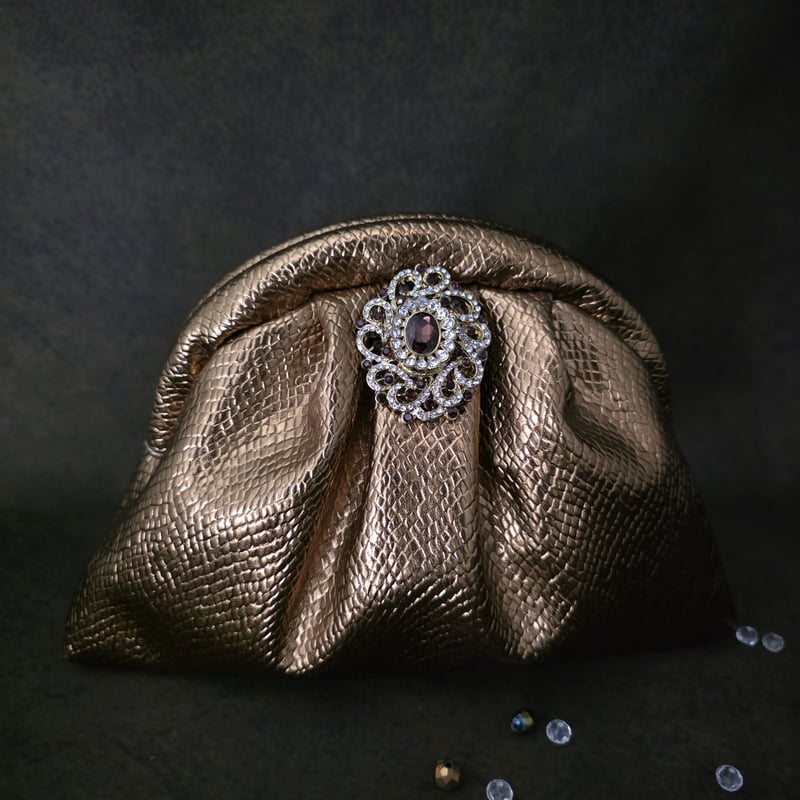 Victorian Pouchette- Bronze Gold