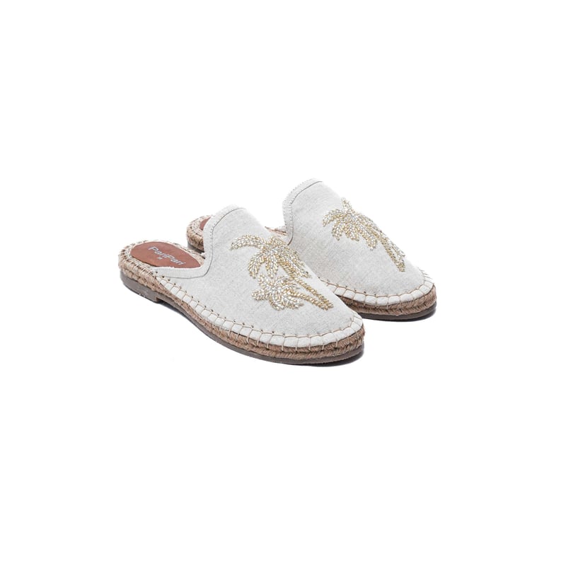 Jumeirah Linen Espadrilles Flats
