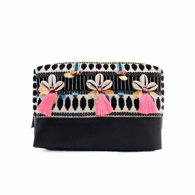 New Make Up Kit Big - Black With Shells