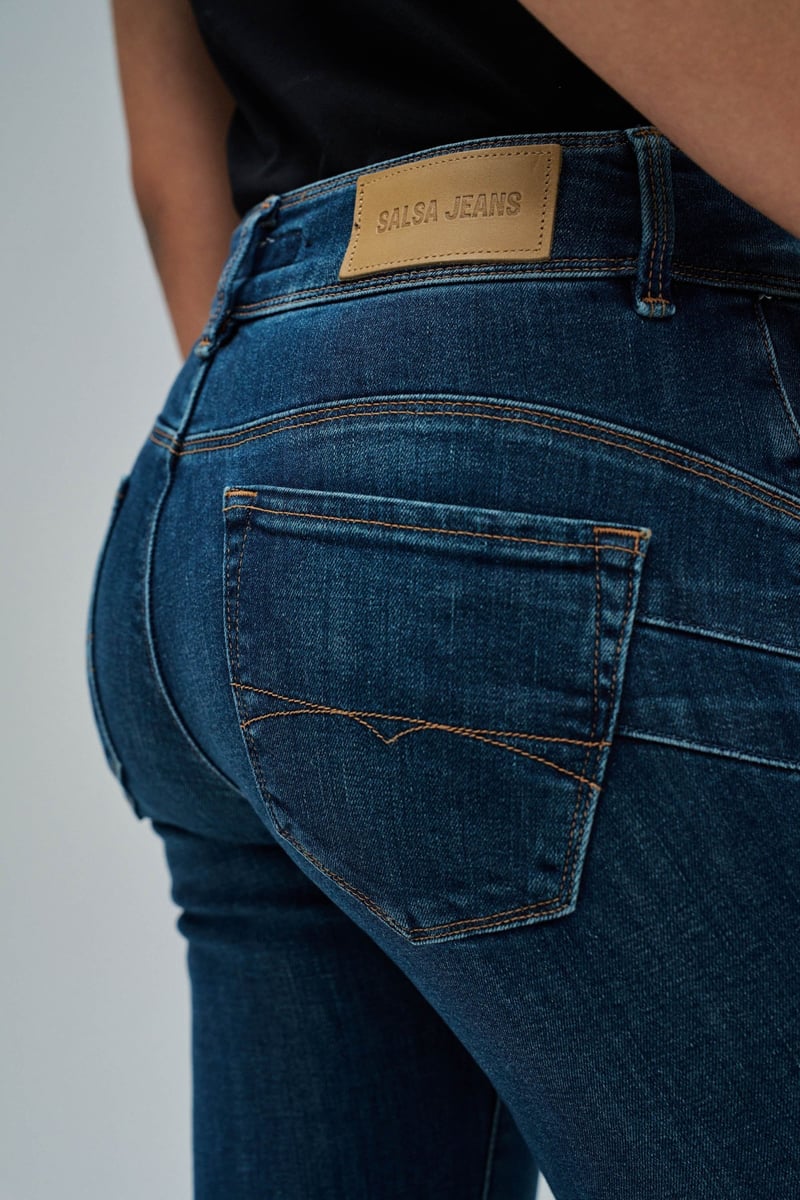 Dark Wash High-Rise Bootcut Jeans