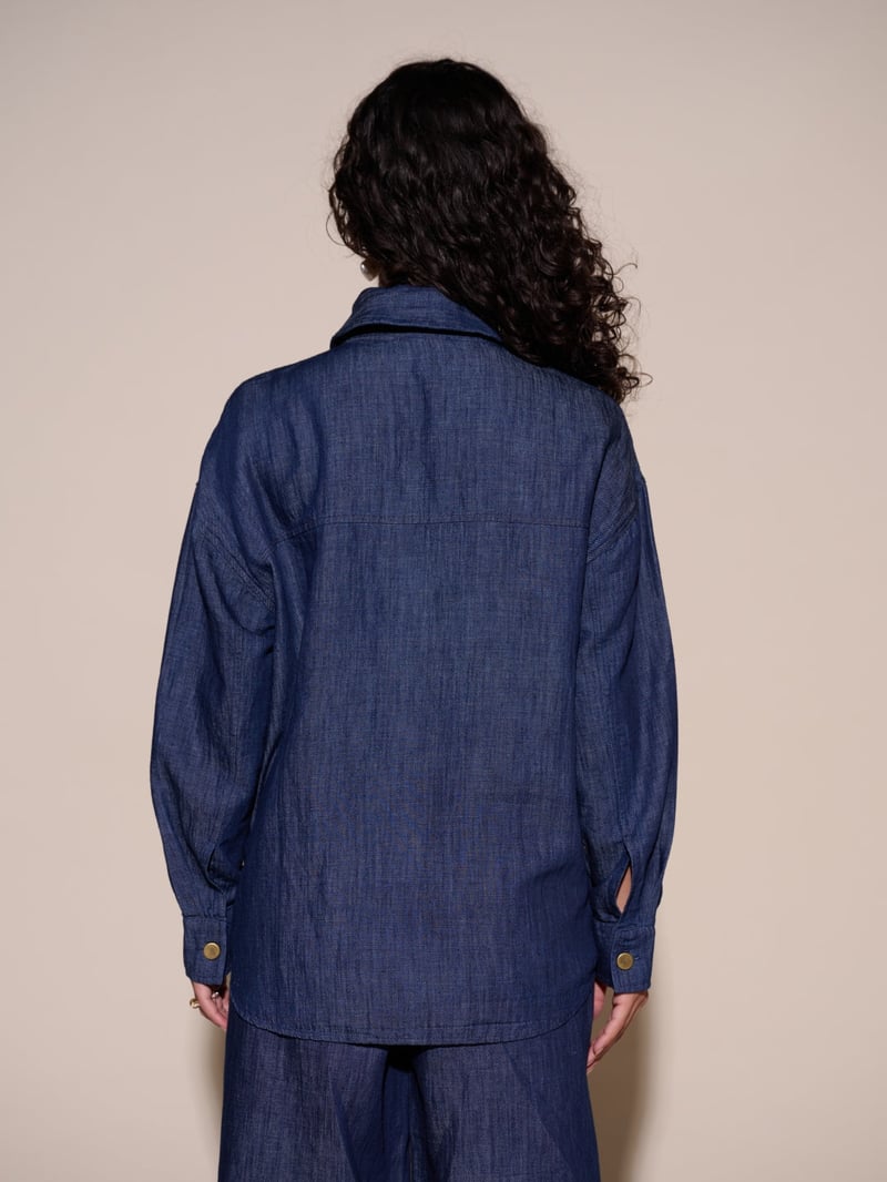 Andy Linen Blend Denim Shirt