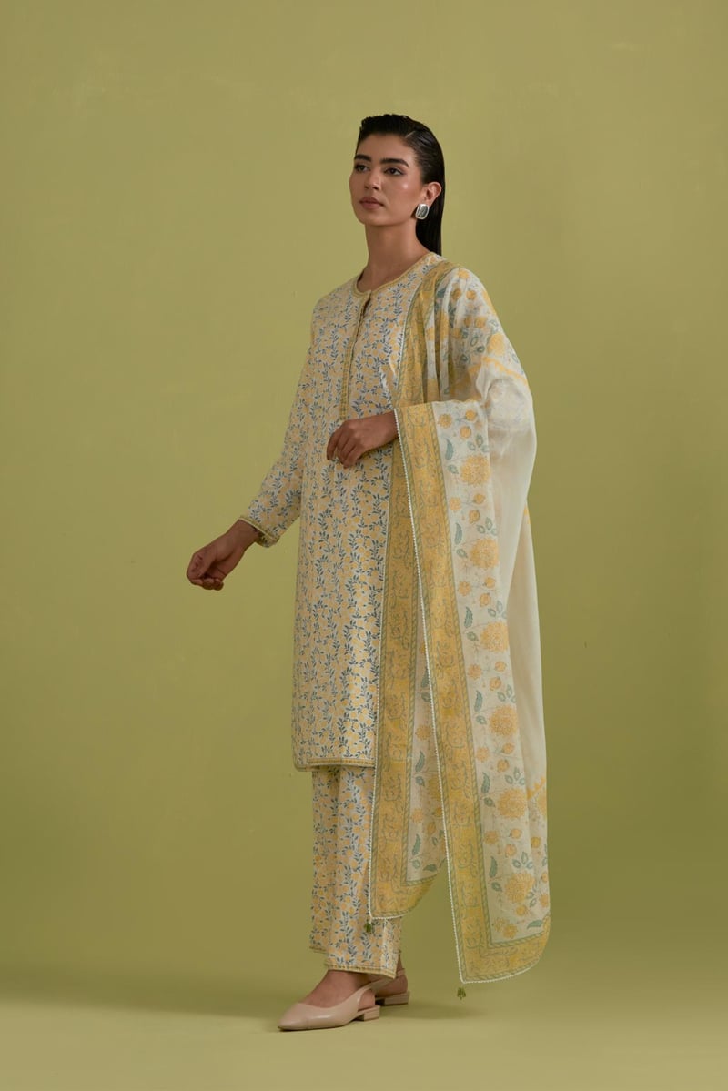 Yellow & Green Dupattas — Upavita