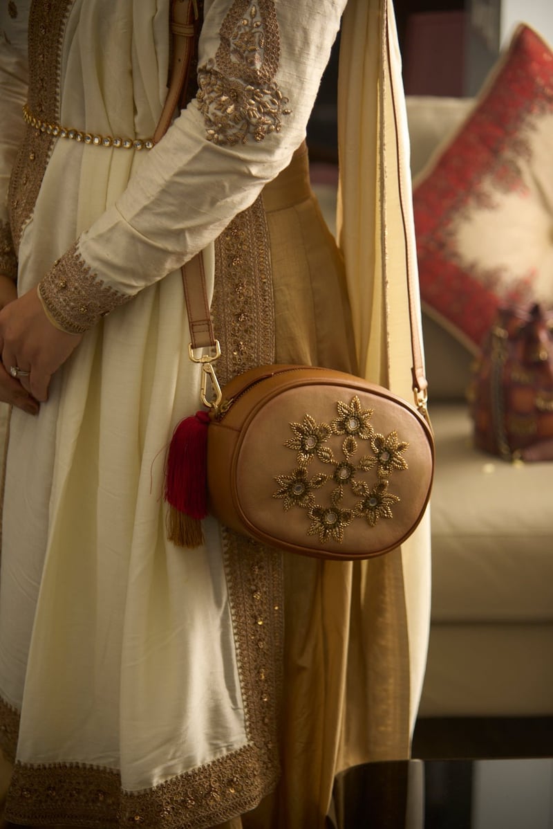 Jhilmil Leather Bag