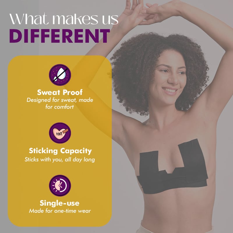 Breast Lift Tape X Nipple Pasties (11 pcs)