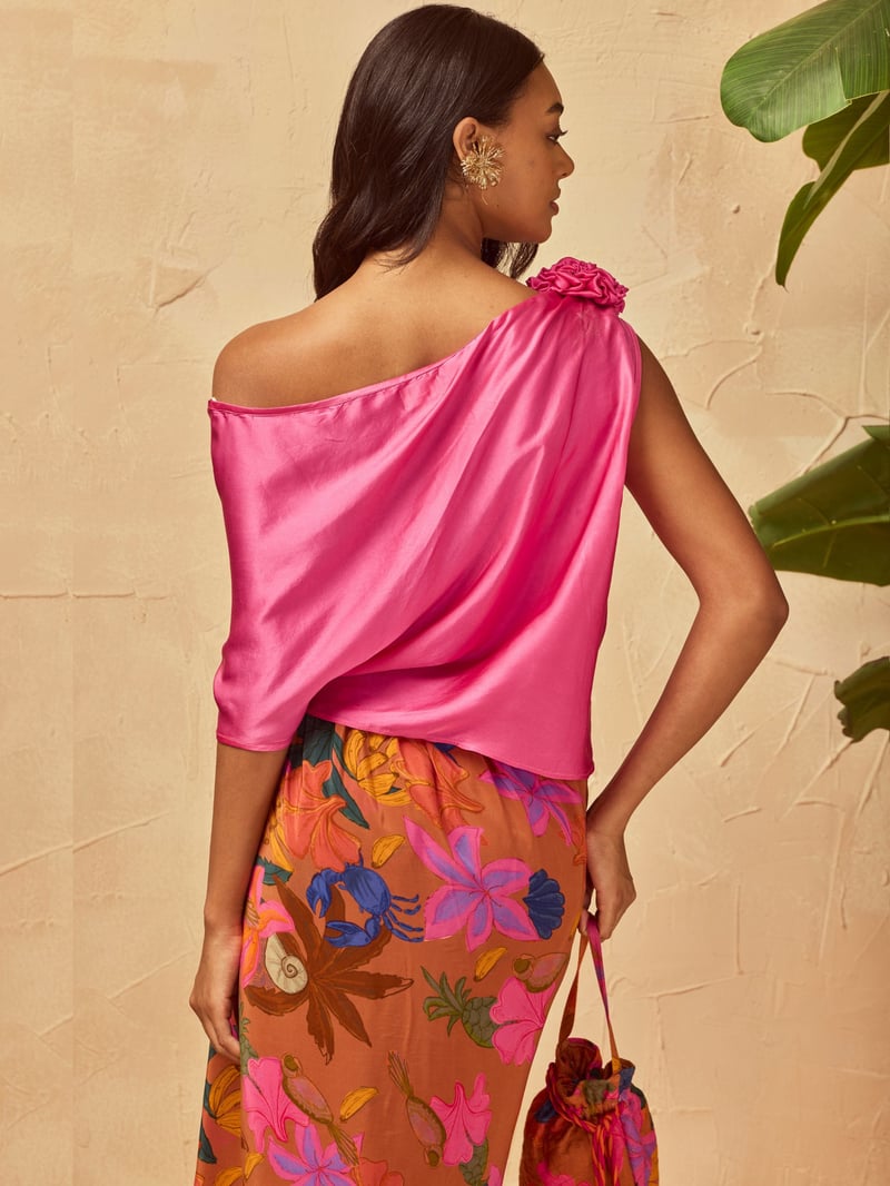 Rani Silk Flower Top