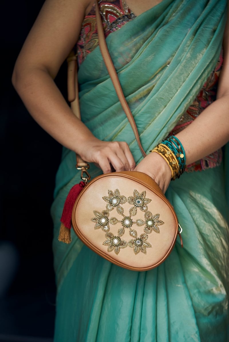 Jhilmil Leather Bag
