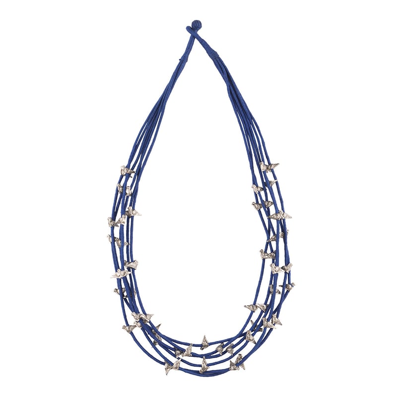 Blue Moon Silver Necklace