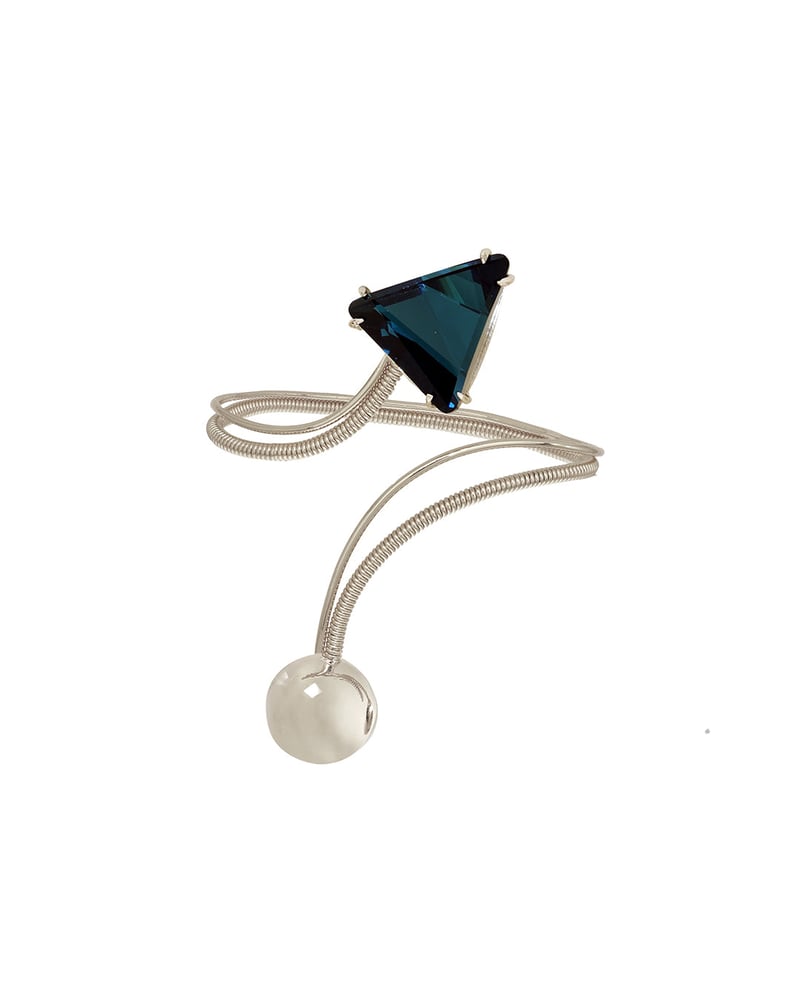 Iris Gemstone Palm Cuff