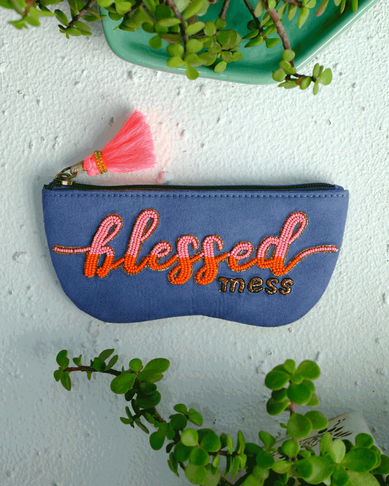 Sunglass Cover- Blessed