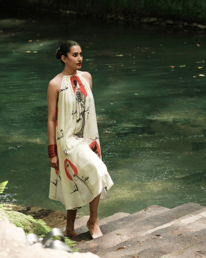 Stree Halterneck Dress — House of Urmi