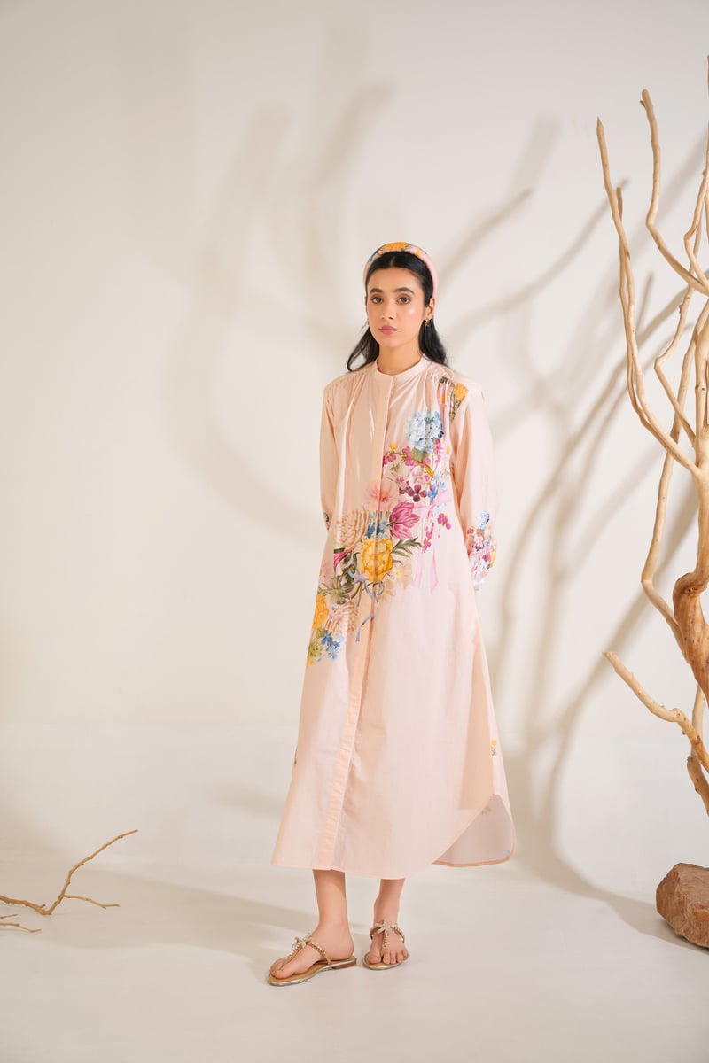 English Summer Shirt Dress — Moh India