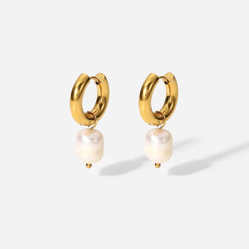 Pearl Drop Earrings, Mukta