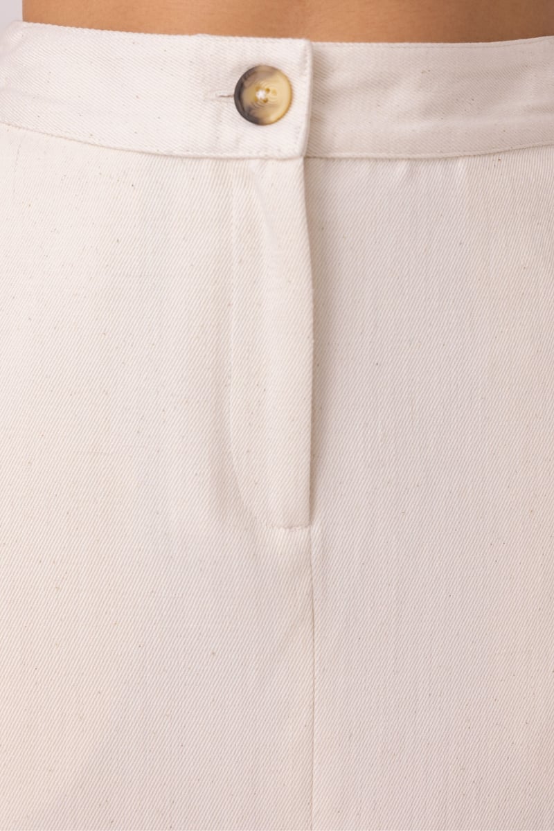 Roxanne Handwoven Denim Skirt