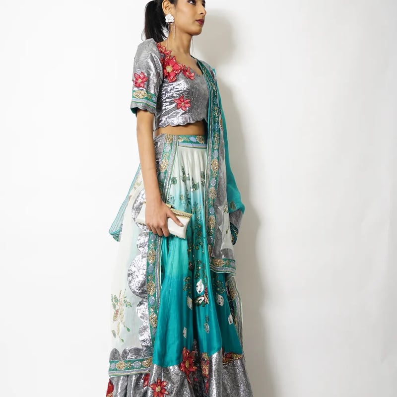 1723 -53 Saumya-Three Pc Lehenga set