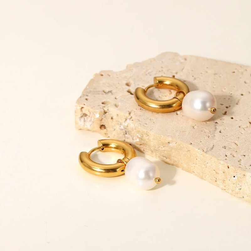 Pearl Drop Earrings, Mukta