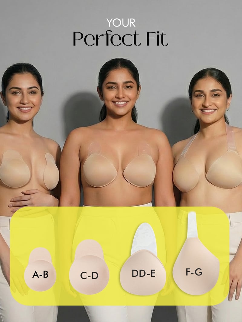 Breast Lift Cup (DD-E) (Nude) (2 Pcs)