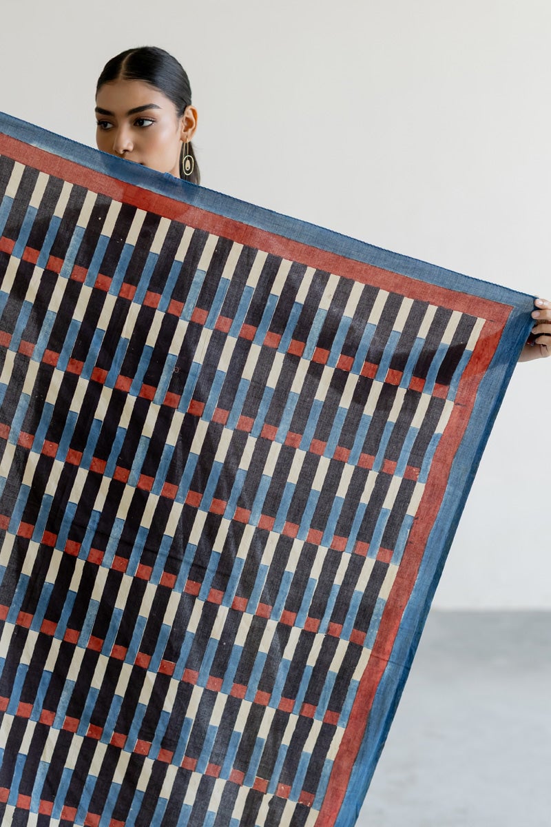 Cotton Scarf - Drift Stripes