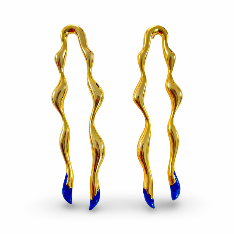 Wiggle Wave Earrings — Aditi Bhatt