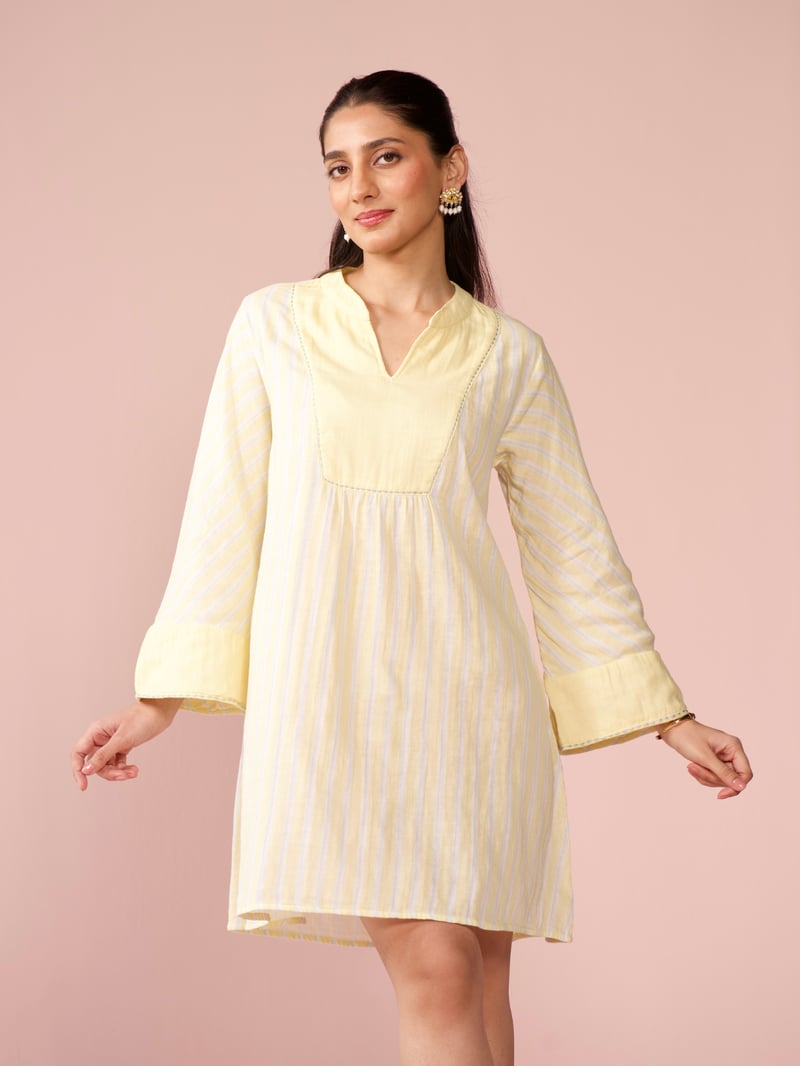 Gelato Cotton Striped Dress