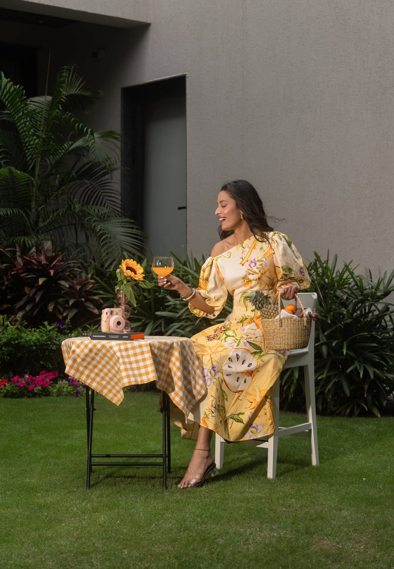 Florence Midi Puff Dress — BEYOND TARA