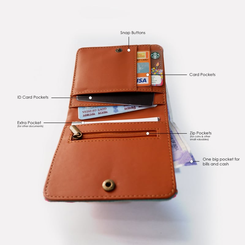 Snap Button Wallet