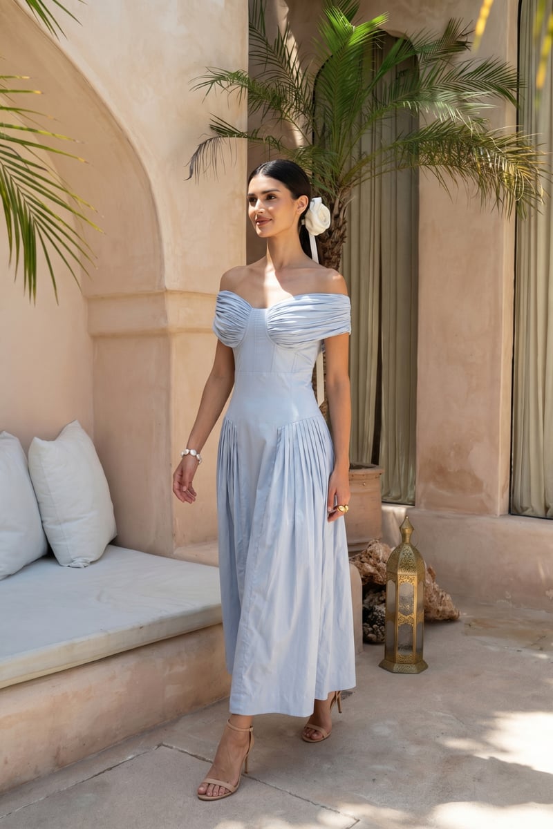 Amara Dress Blue