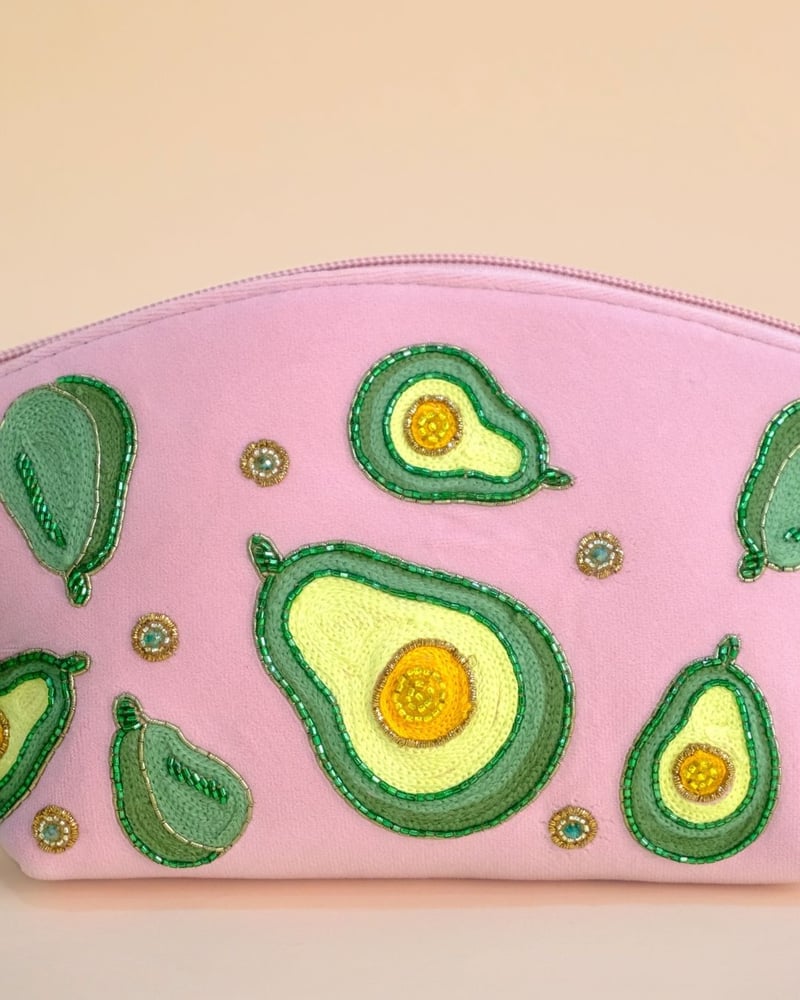 Avocado Makeup Pouch