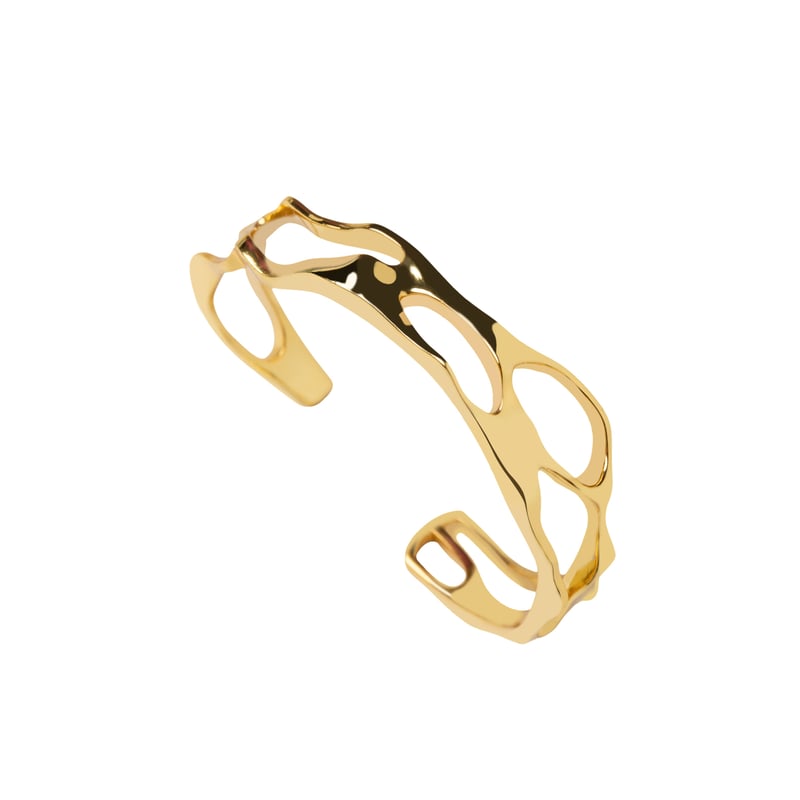 Molten Bangle Gold