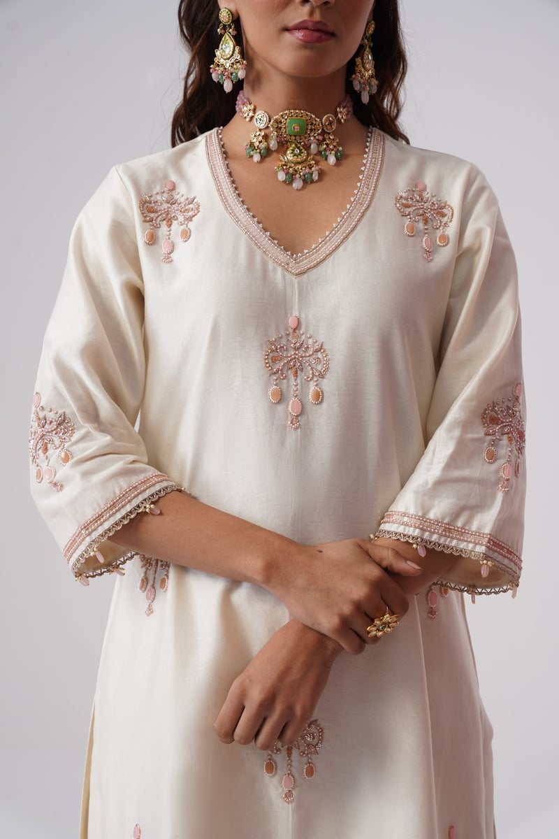 Mogra Dupatta Set