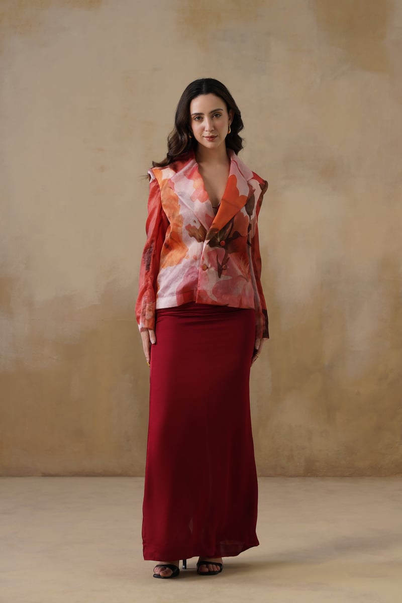 Rosaria Organza Cover-Up Blazer — IERA