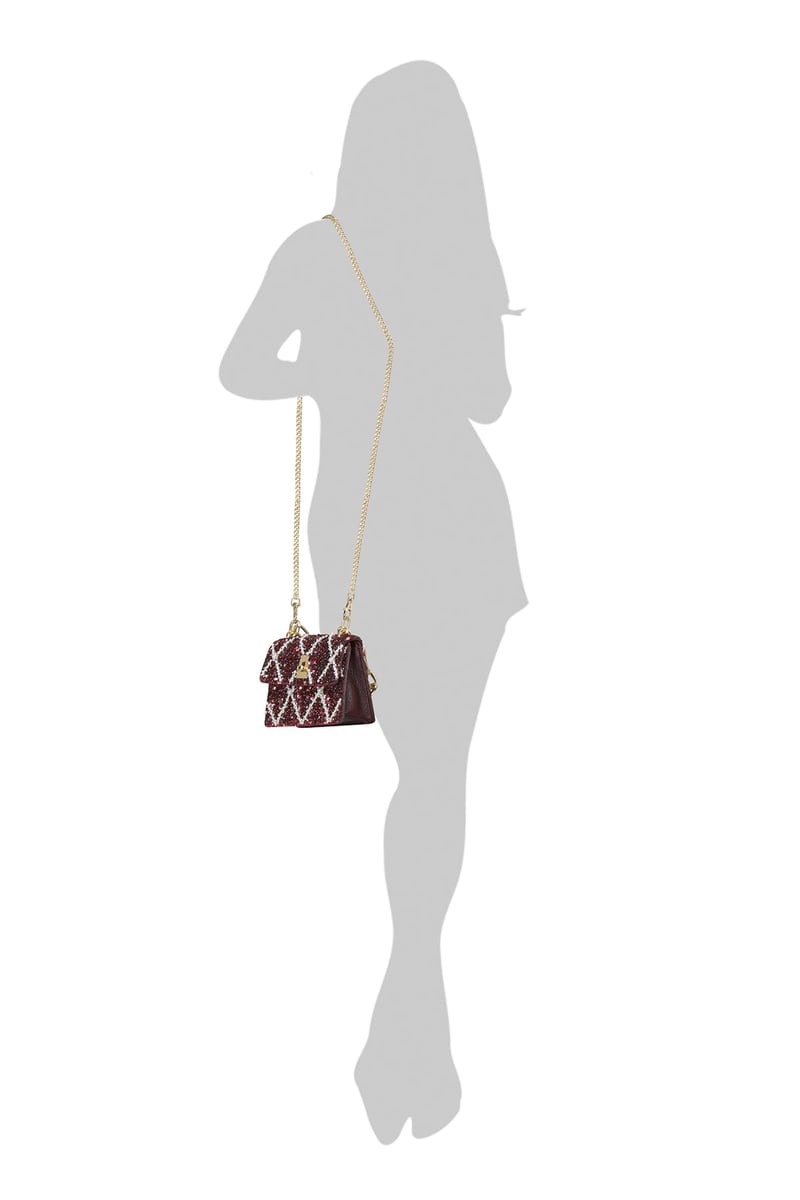 Erica Sangria Handheld Bag