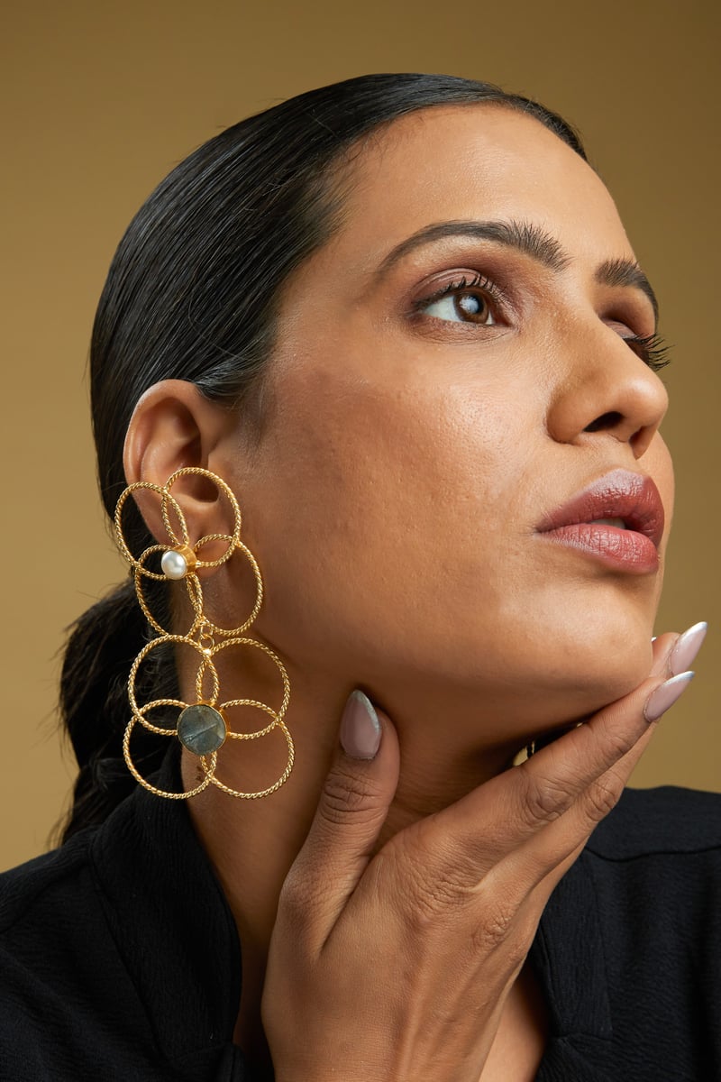 Jade Earrings Green