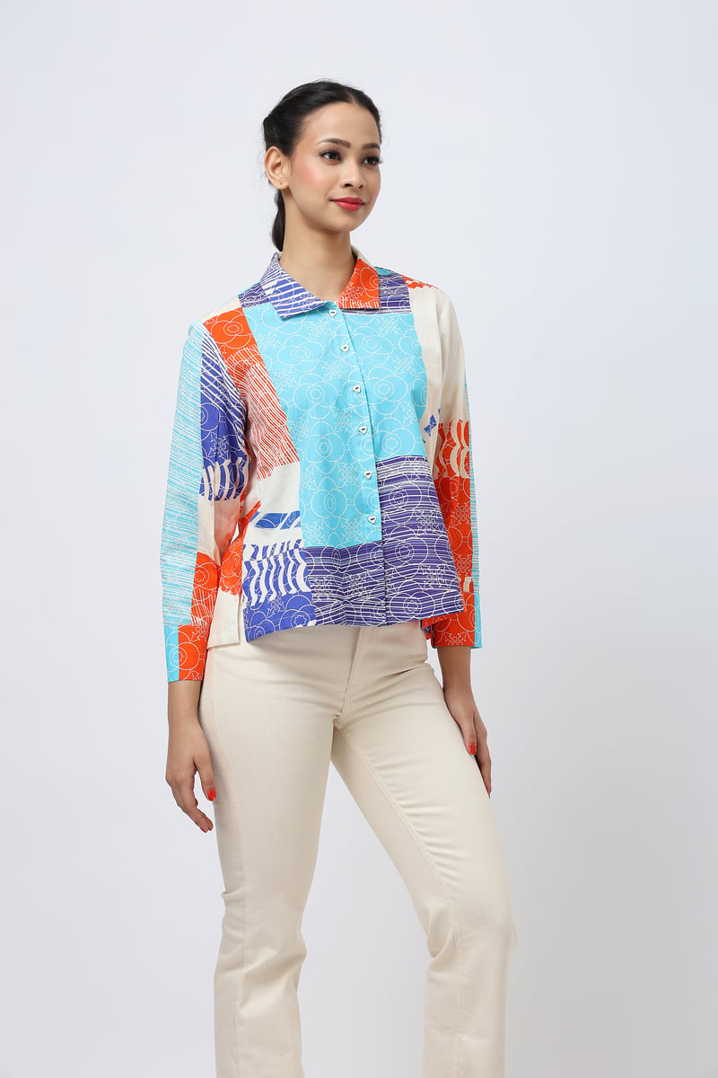 Artists Palette Top — Jungle Marigold