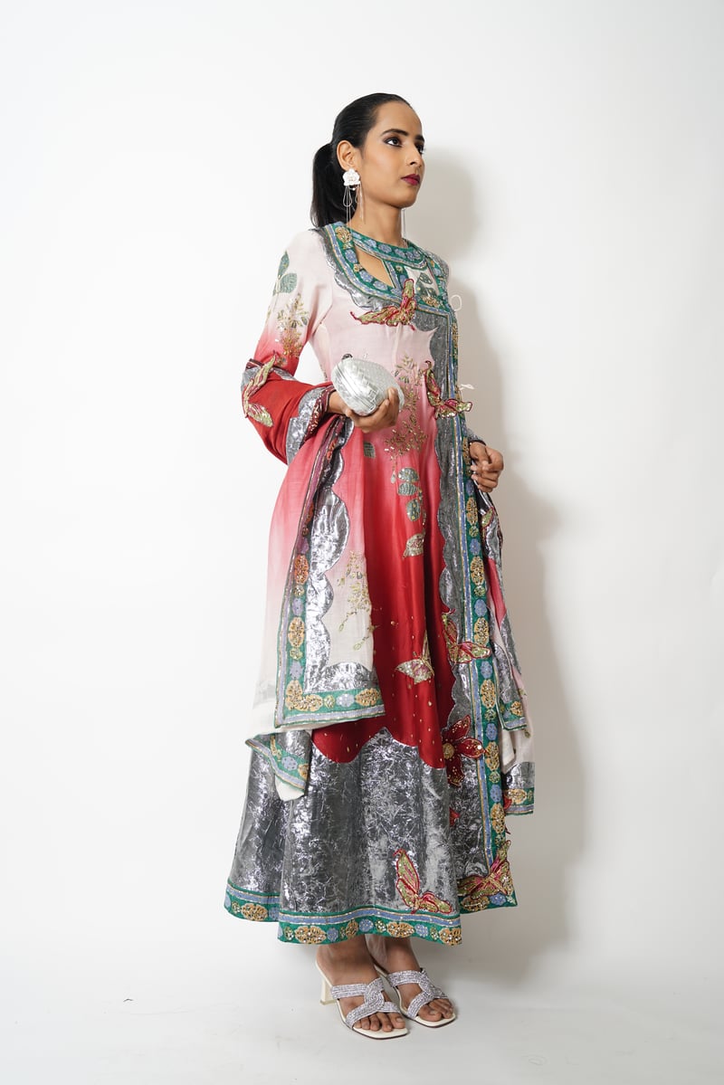 1723 -63 Saumya-Two Pc Anarkali Set