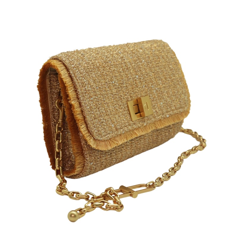 Jena Boucle Clutch Bag