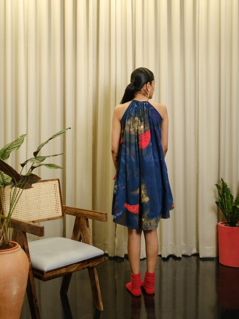 Aattam Short Halterneck Dress