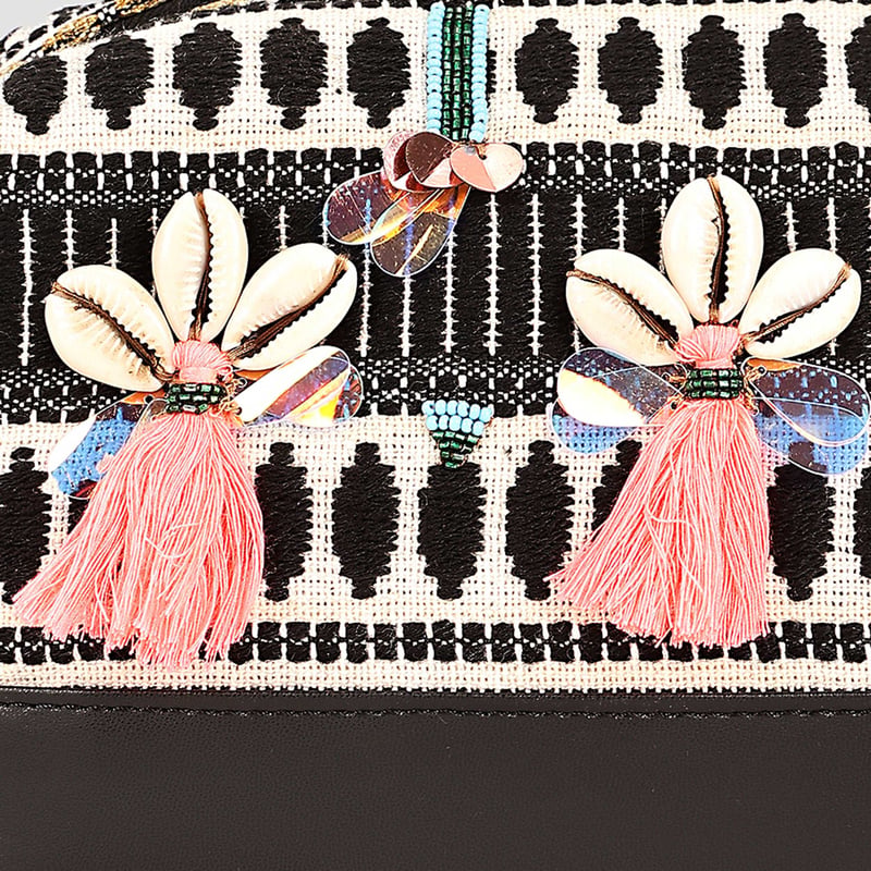 New Make Up Kit Big - Black With Shells