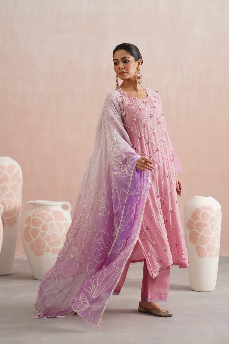 Gulnama Dupatta Set