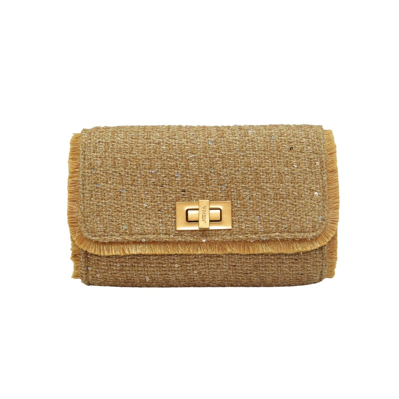 Jena Boucle Clutch Bag