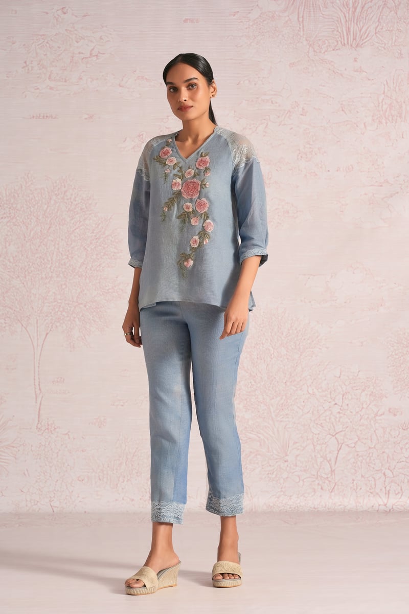 Whimsical Garden Kismat Top